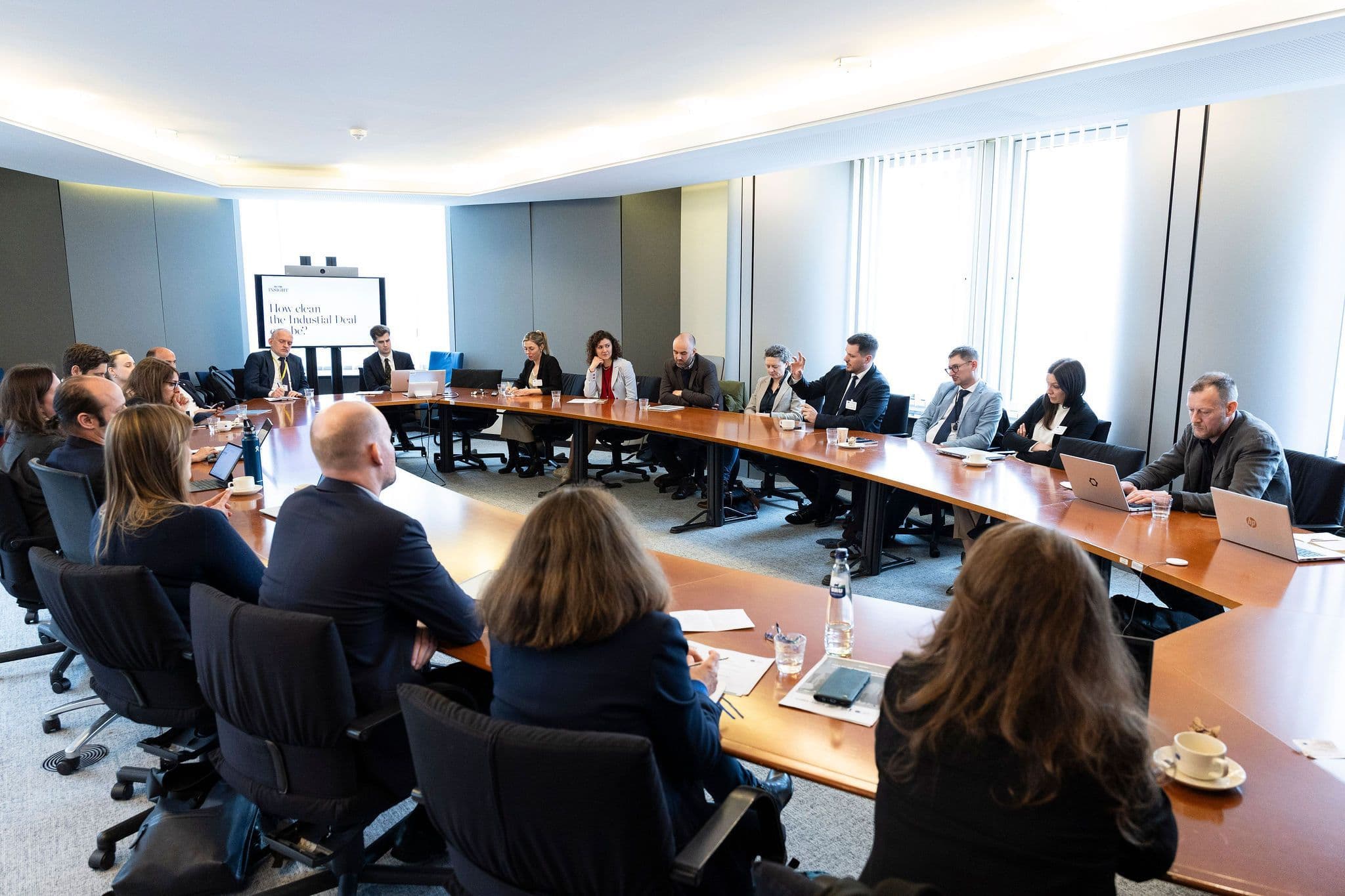 Roundtable discussing implications of Clean Industrial Deal to CEE